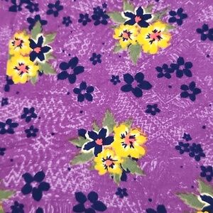 LULAROE LLR TCPurple Floral Buttery Soft Legging Tall Curvy